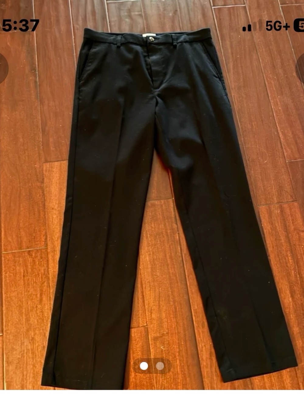 St. John's Bay Black Men's Dress Pants